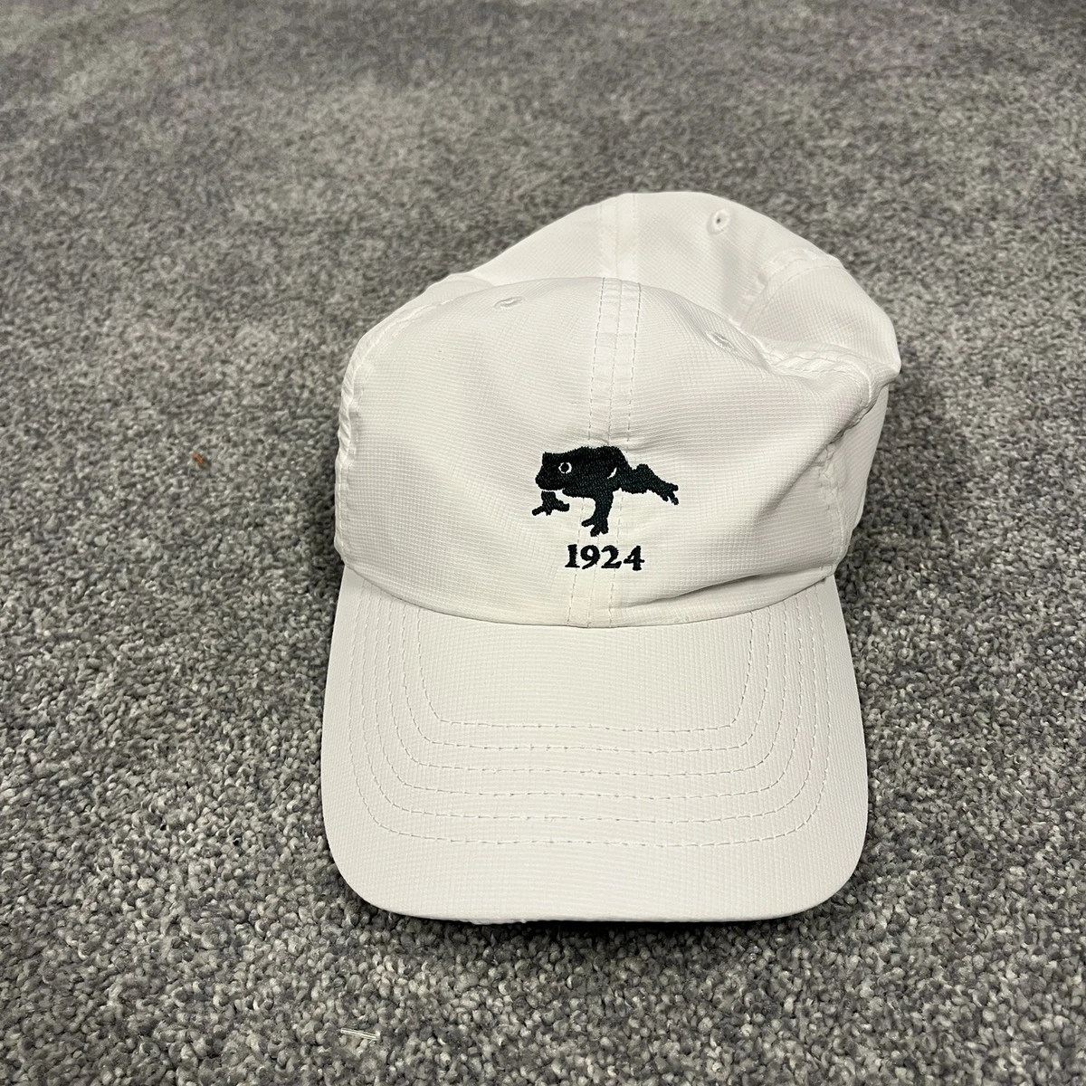 Casquette brodée en coton en ivoire | ® FR