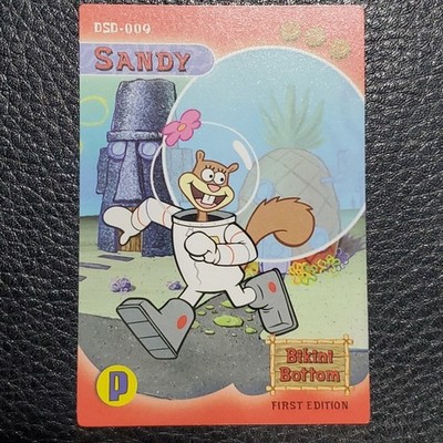 SpongeBob 2003 Upper Deck Card First Edition Sandy Cheeks DSD-009