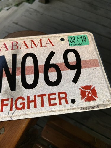 Alabama Feuerwehr Nummernschild #FGN069 - Bild 3 von 3