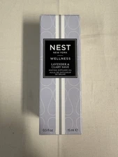Nest New York Wellness Lavender & Clary Sage Misting Diffuser Oil .5 fl oz NEW