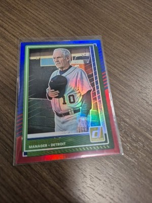 2025 Panini Donruss - Jim Leyland #63 Red & Blue