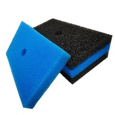 CSGLWDP 2 Sets Pond Replacement Filter Pads, Coarse and Fine Blue Black