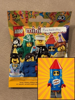 LEGO Minifiguren Serie 18 | Pyrotechniker | VERSIEGELT | 71021 | col18-5