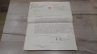 Corps of Air Raid Wardens 1941 headed letter hand signed Chief Warden Plympton