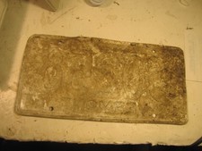 1940 Vermont Car Plate, unrestored barn find