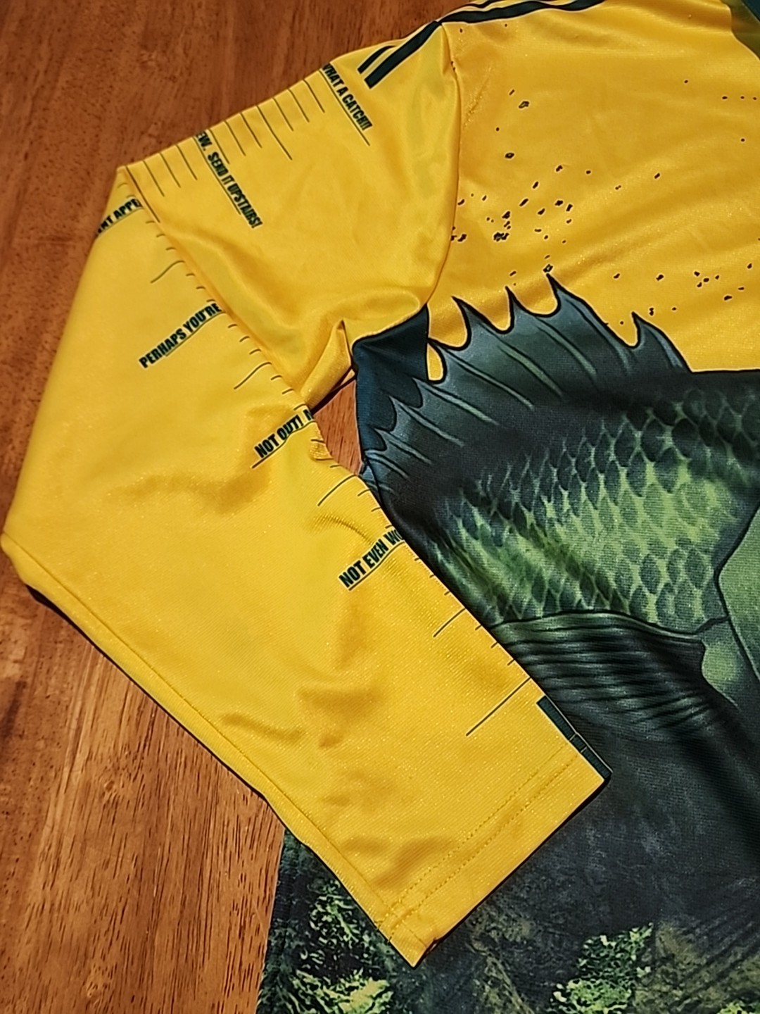 Vintage Cricket Australia Long Sleeve Fish Polo Shirt 2008 Large Outdoors Sports image 3