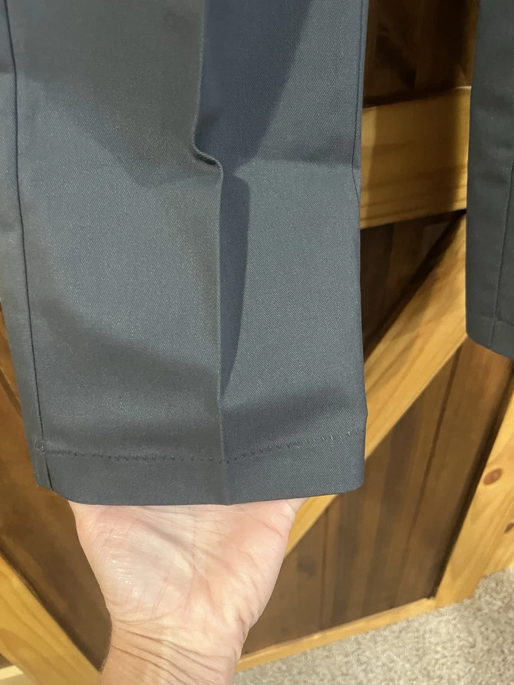 NWT Boys Dickies Gray Pants Flat Front Classic Fit Straight Leg 12 Regular  - Image 4 of 4