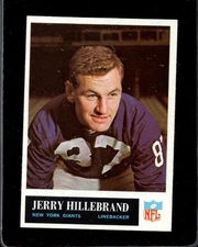 1965 PHILADELPHIA #117 JERRY HILLEBRAND NM NY GIANTS  *XR14048