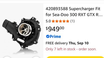 VANPERT Supercharger For Sea-Doo 300 RXT GTX RXP 2016-2025 420893567 etc. NEW!