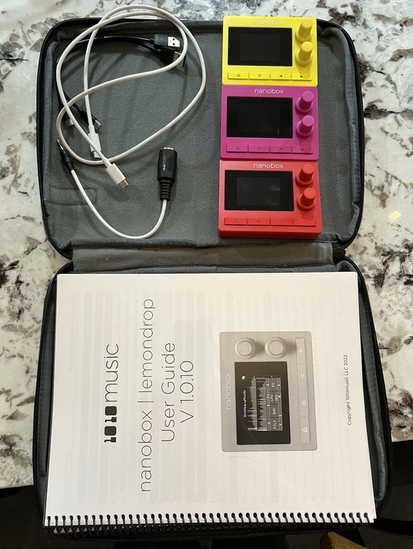 1010music Nanobox Sample/Sequencer Lot (3 Units), Fireball/Razzmatazz/Lemondrop