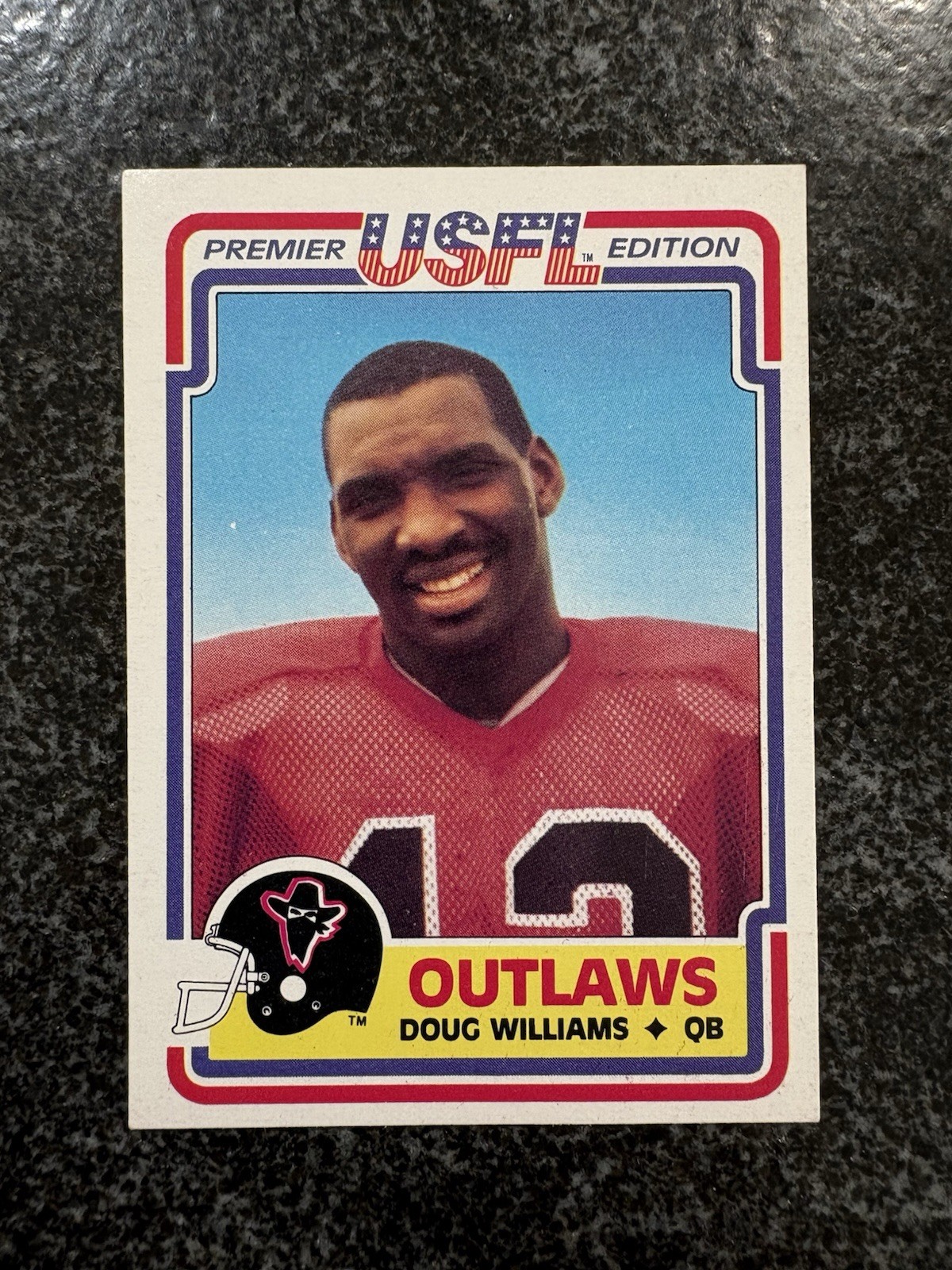 DOUG WILLIAMS 1984 TOPPS USFL (#96) and 1979 TOPPS (#48) ROOKIE CARDS -NM+