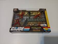 2007 G.I.Joe 25th Anniversary Snake Eyes vs Red Ninja Troopers only at Toys R Us