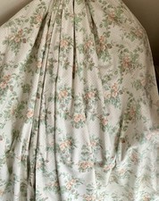 FABULOUS VINTAGE LAURA ASHLEY 1987 LOUISE COTTAGE CORE VERY LONG CURTAINS Pair 2