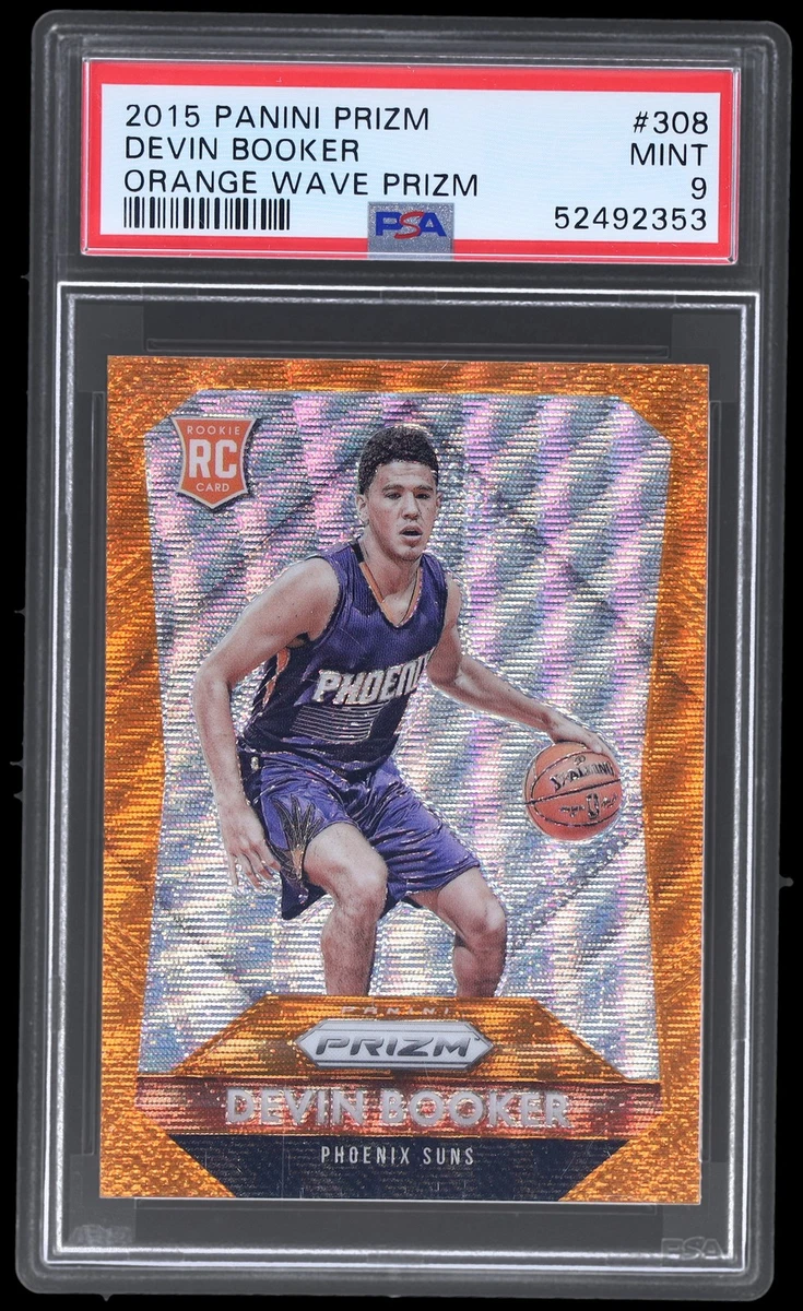 デビン・ブッカー 2015 Prizm RC Auto PSA 9 Devin Booker 9 Graded Basketball Sports Trading Cards