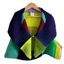 Issey Miyake 3D Steam Deformed Bolero Pleats Multi Color Unused