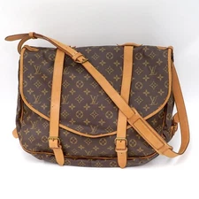 LOUIS VUITTON Monogram Saumur 43 Messenger Bag M42252 VI882 #6937