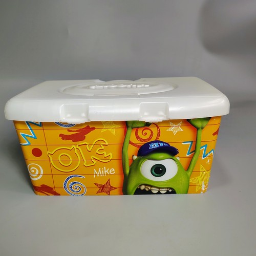 RARE Huggies Baby Diaper Wipes Container Tub Disney Monsters Inc Sulley READ HTF - Picture 7 of 12