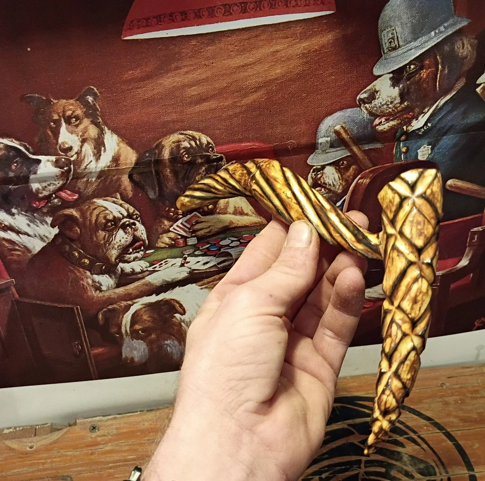 deer antler tobacco pipe - Image 2 of 4