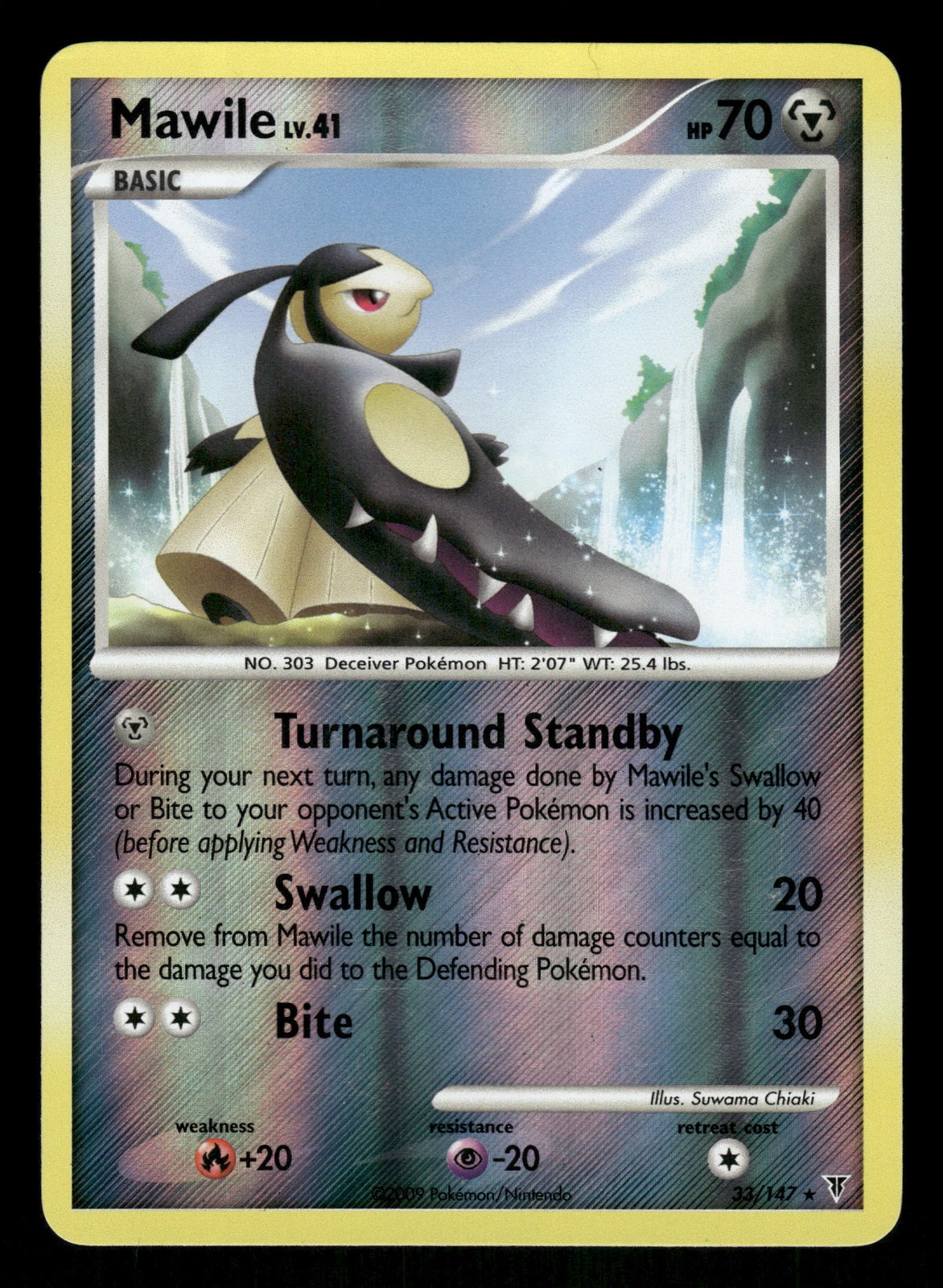 Pokemon Mawile Rare Supreme Victors 33 LP Reverse Holo