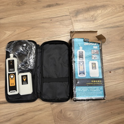 #ad ALLOSUN Ultrasonic Leak Detector 40KHz±2KHz Leak Tester Transmitter with Hea... $49.00