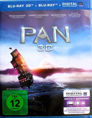 PAN - 3D (& 2 D) BluRay   Neu OVP