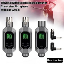 Universal Wireless Microphone Converter Transceiver Microphone Wireless System