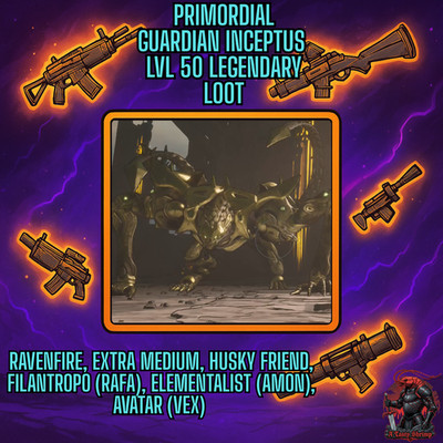 Borderlands 4 Primordial Guardian Inceptus Legendary Gear PC, Xbox, PSN)