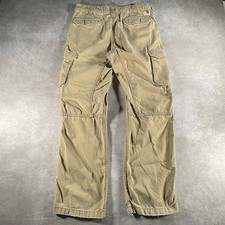Carhartt Logo Patch Tan Relaxes Fit Cargo Workwear Pants
