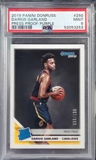 🔥 Darius Garland (RC) 2019 Donruss Press Proof Purple /199  PSA 9  Rated Rookie