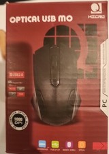 Q Micro Wired USB 3D Optical Mouse for Windows PC More - Black