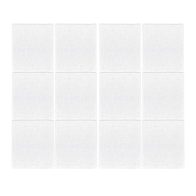 Pack of 12 Polyester Fiber Soundproof Wall Panels Wall Tiles Sound Absorbing