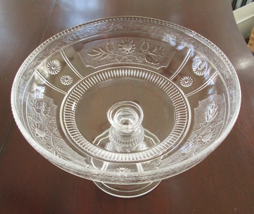 EAPG Bryce Brothers CORONA; compota de roble sauce, sin tapa 6 1/4" t x 8 7/8 w 1880 - Imagen 1 de 5