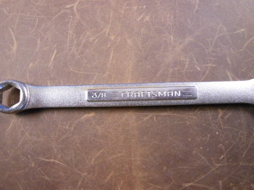 Vtg Craftsman USA 44382 3/8" SAE 6 Point Box End Combination Wrench -VA- - Picture 2 of 8