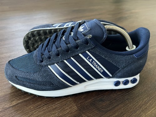 Adidas LA I Originals Herren Laufschuhe, blau/weiß - Größe 6