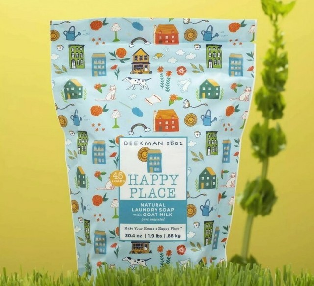Beekman 1802 Happy Place 30.4 Oz 45 Load Goat Milk Laundry Soap Pure