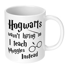 Harry Potter Mug Cup Hogwarts Teacher Christmas Birthday School Present Gift HIS