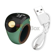 Digital Tasbih Tally Counter Rechargeable Adjustable Counter with Power Display