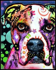 Counted Cross Stitch Pattern Needlework chart Embroidery X stitch- Bulldog