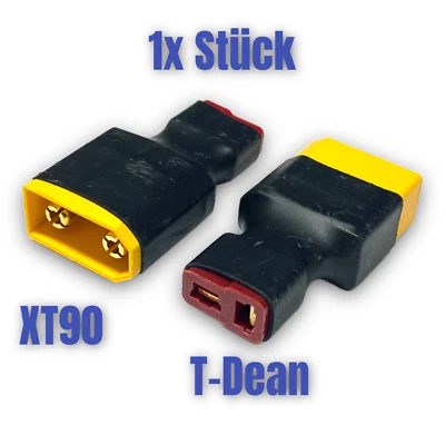 Adapter Adapterstecker XT90 Stecker Male auf T-Dean Stecker T-Plug Buchse Female