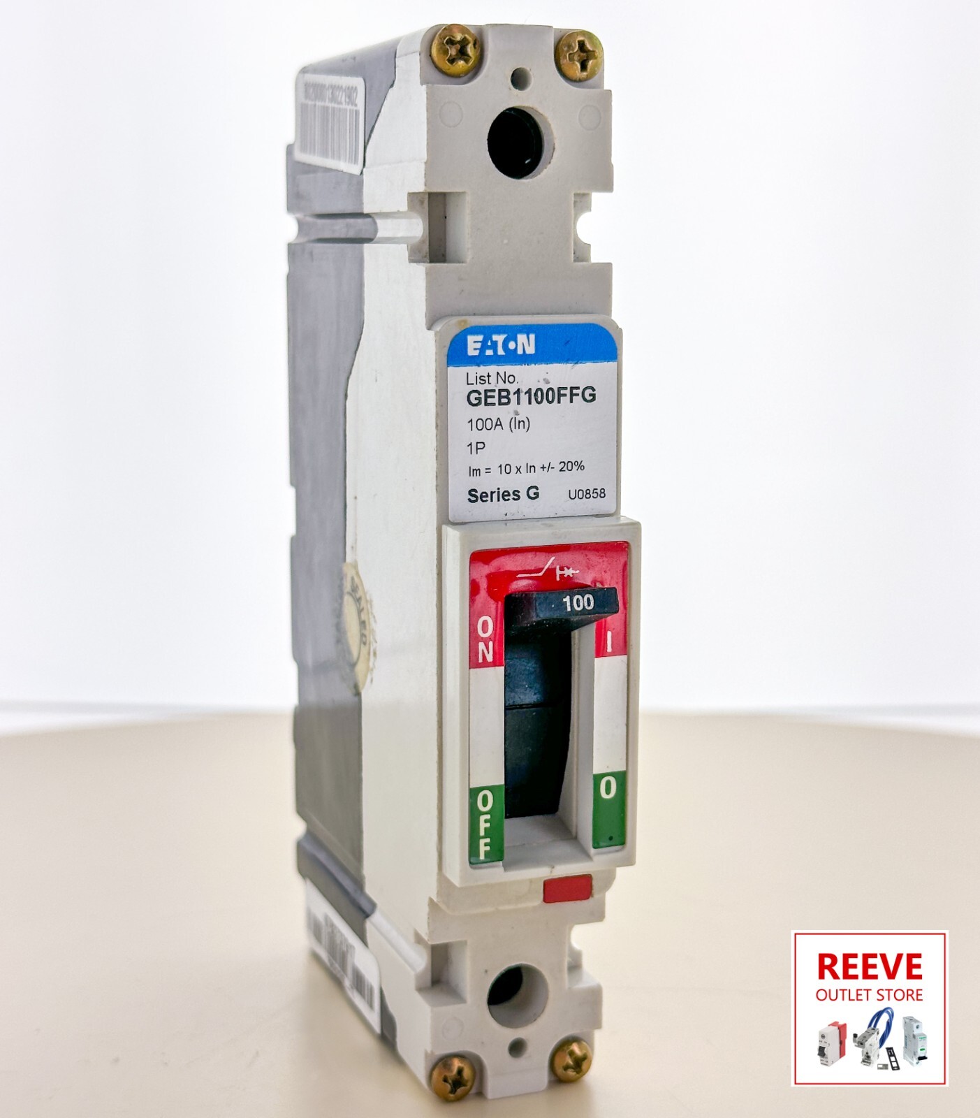 EATON MEM GEB1100FFG MCCB 100A SP 240V 25kA SERIES G BREAKER VAT INC