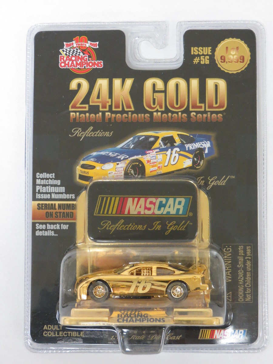 Rare NASCAR Racing Champions 24K Gold Plated Precious Metals