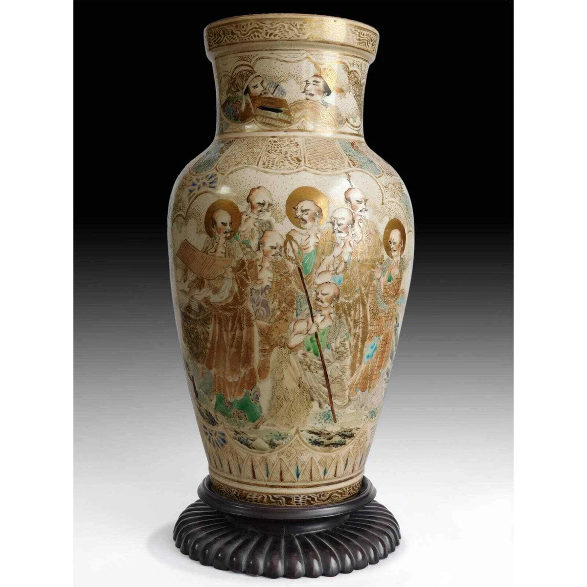 陶瓷日本古董花瓶| eBay