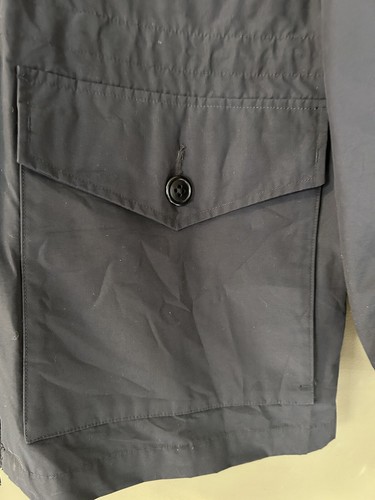 J. Crew Mens Hooded 3 In 1 System Navy Blue Nylon Jacket Rain Chore Lined Med - Picture 4 of 12
