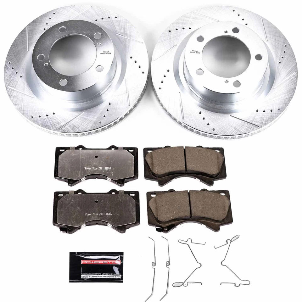 Power Stop 1-Click Extreme Z36 Truck & Tow Brake Kit for 07-20 Toyota Tundra Foto 2 de 2