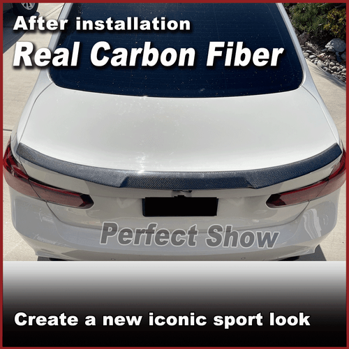 Carbon Heckspoiler Spoilerlippe Heckflügel Lippe für BMW F30 320i F80 M3 2012-17 - Picture 2 of 15