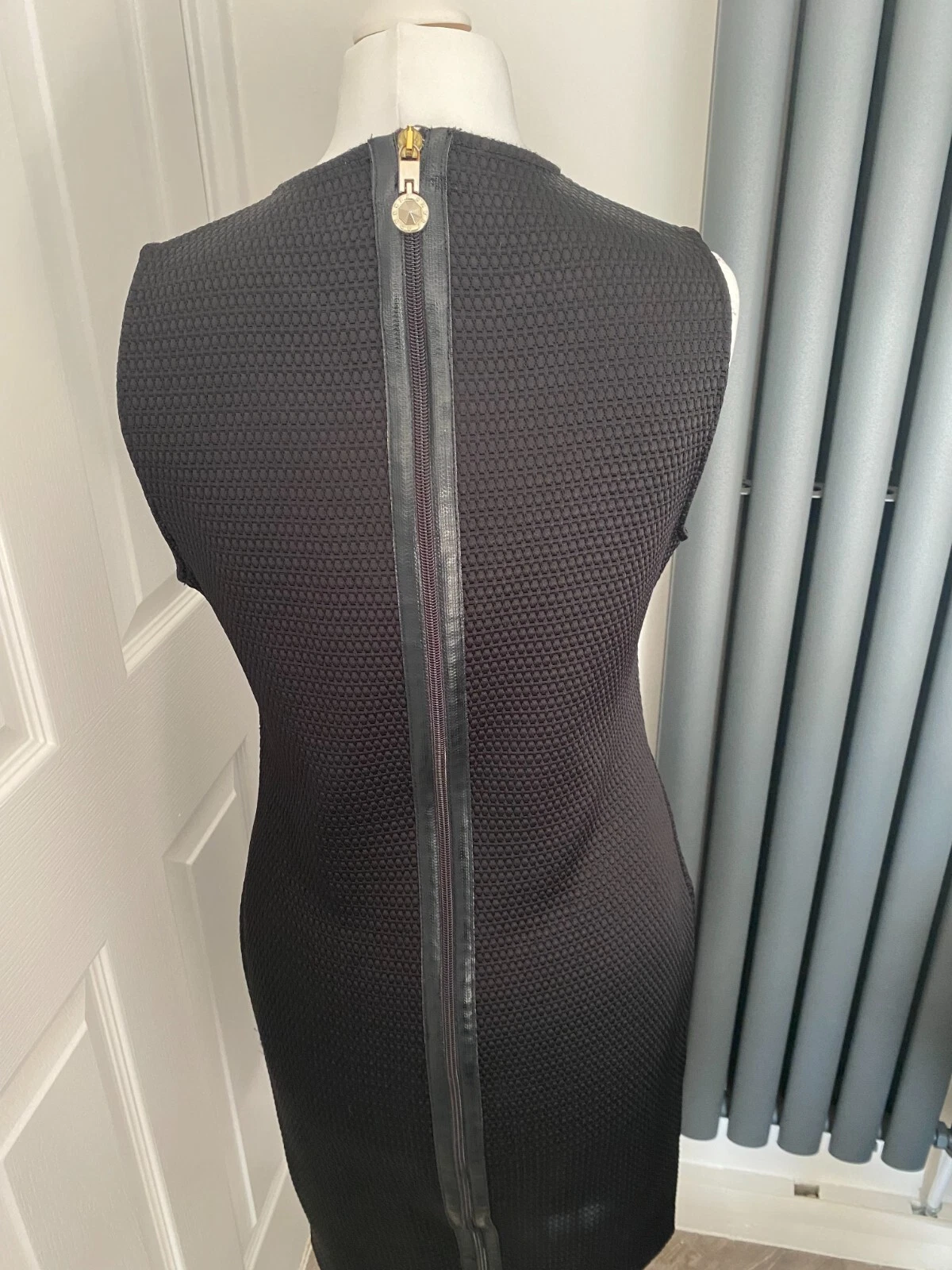 Abito body nero jeans ICONIC VERSACE UK 12 I 44