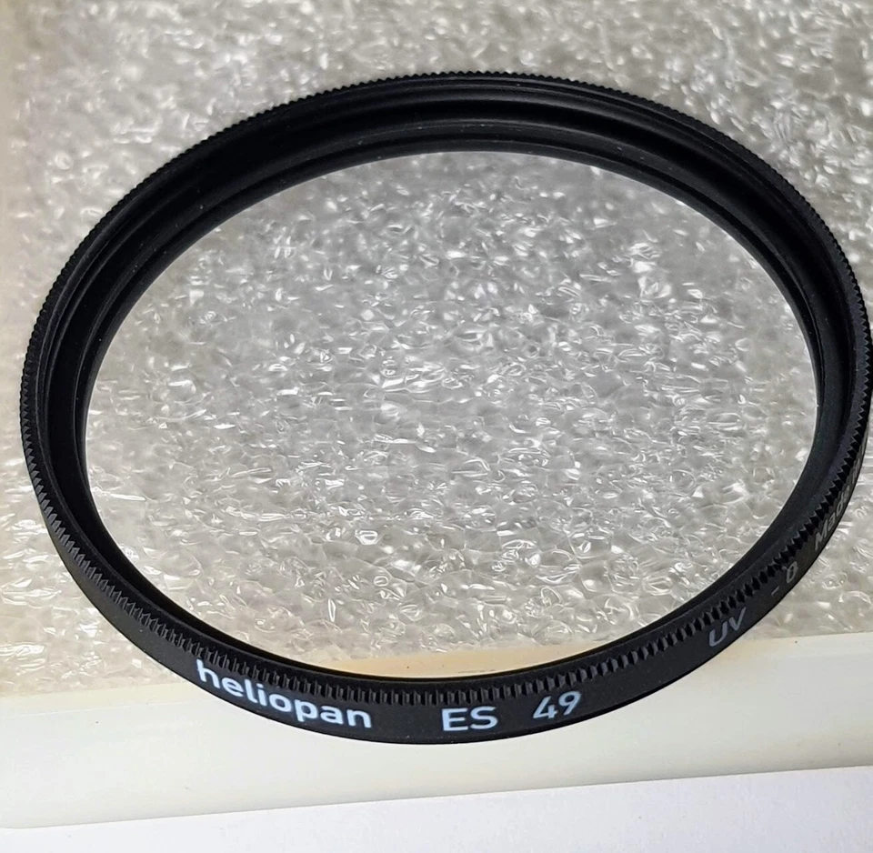 Heliopan 49mm UV Glass Lens Protector Safety Filter ES-49 49 mm Germany Slim Ver - Image 3 of 4