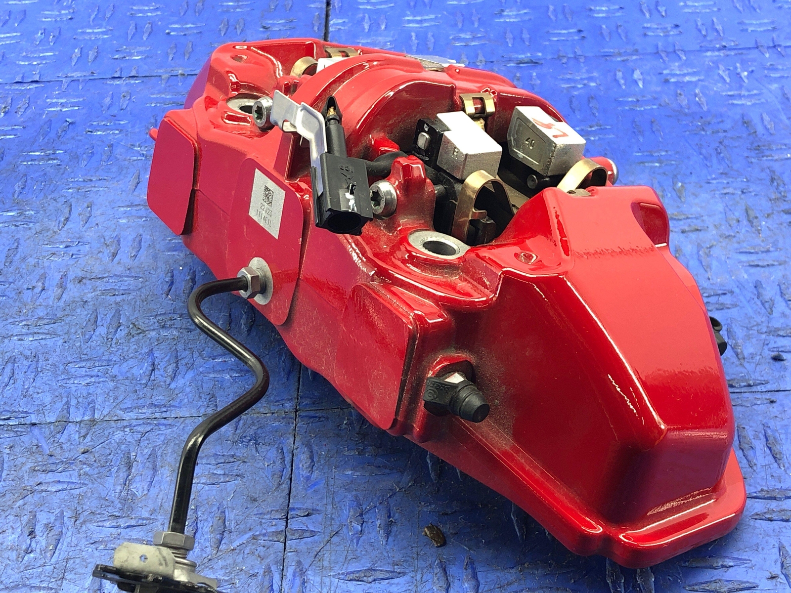 2023 MASERATI GRECALE FRONT LEFT RED BREMBO 4 PISTON BRAKE CALIPER OEM