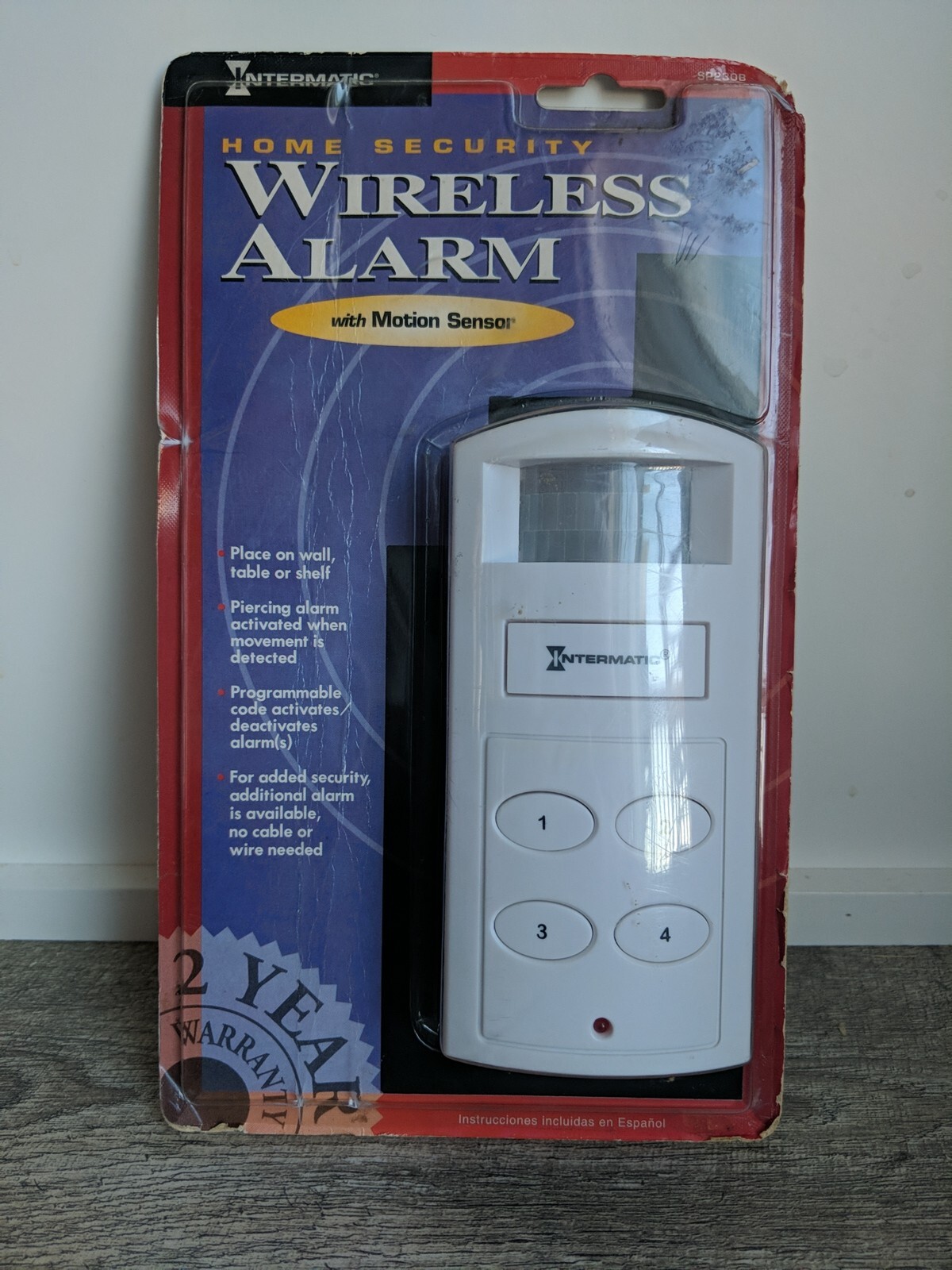 Intermatic Home Security Programmable Wireless Alarm w/Motion Sensor ...