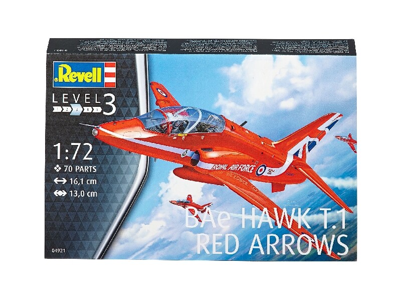 1/72 プラモデルセット BAe HAWK RED ARROWS等 Amazon.com: Revell Model Set 64921 BAe Hawk T.1 Red Arrows 1